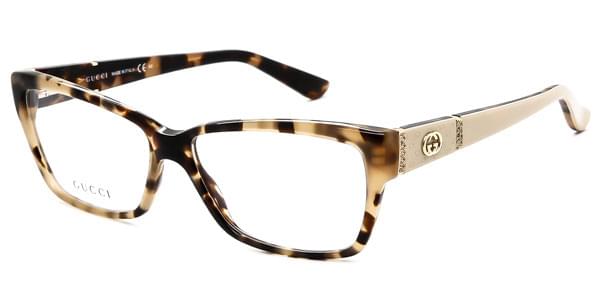 Gucci Gg3559 L7b14 Eyeglasses In Havana Honey Smartbuyglasses Usa